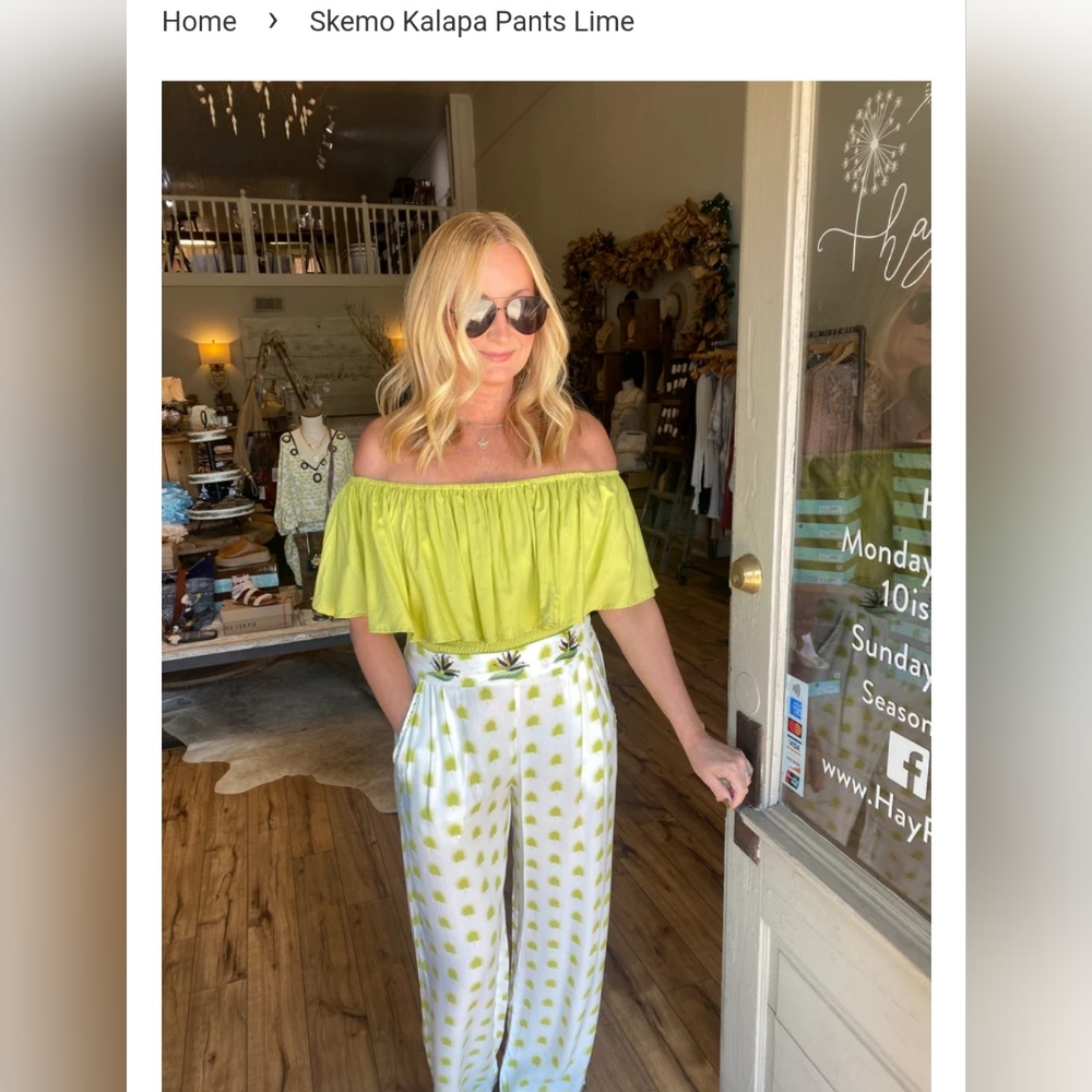 Skemo Lime Kalapa Pant